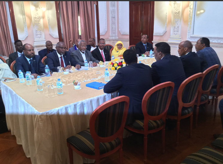 ONLF and Ethiopia agreed to end hostilities towards each other; ONLF to pursue objectives through peaceful means