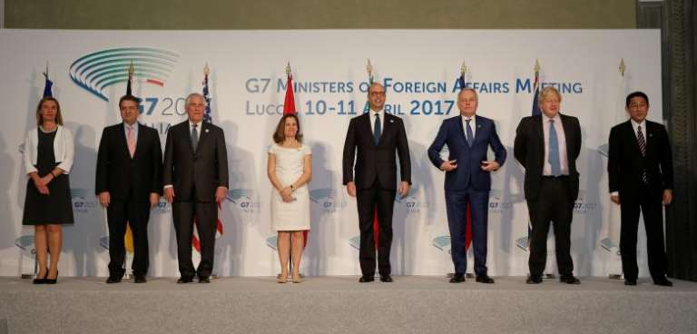 G7 powers seek broad support to isolate Syria’s Assad