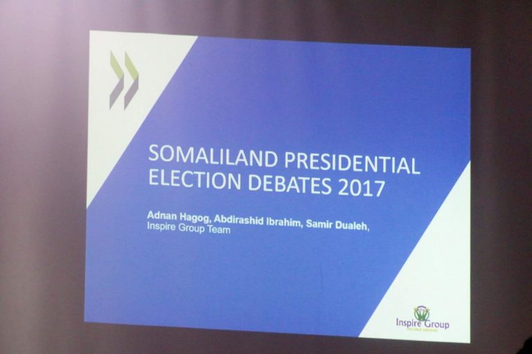 Somaliland:Inspire Group is arranging First ever Somaliland Presidential Election Debates 2017
