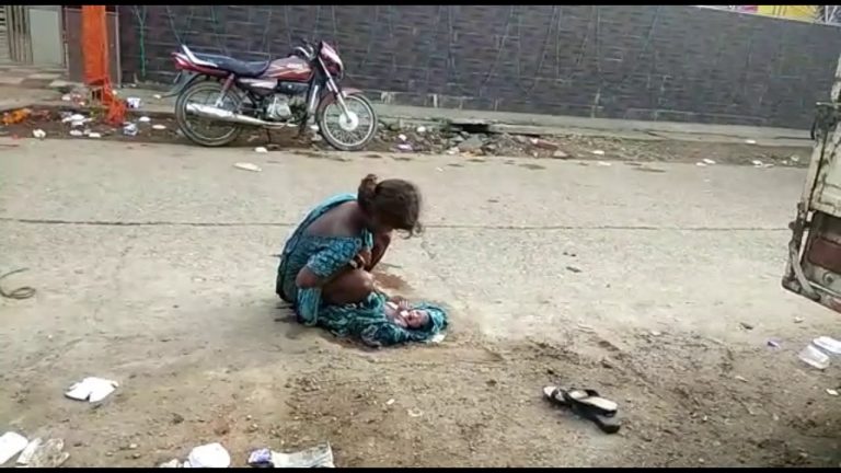 Indian girl, 17, forced to give birth on street, filmed moments after (VIDEO)