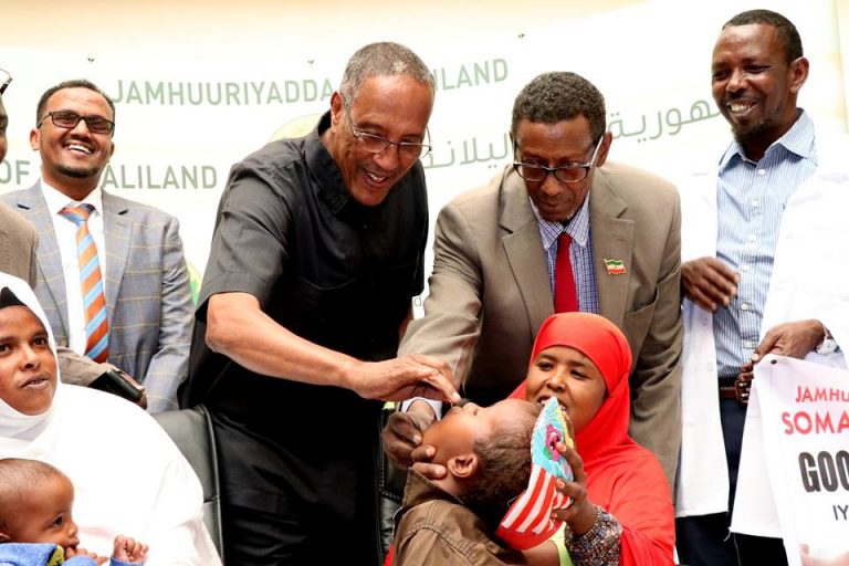 Somaliland President Launches Countrywide Measles Inoculation Campaign