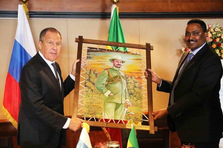 Russia’s Foreign Minister on a working visit to Ethiopia