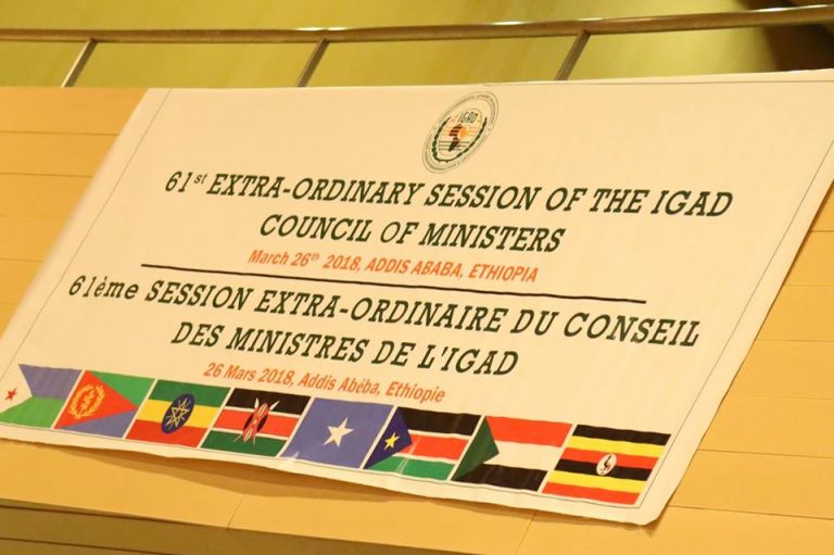 The IGAD Council of Ministers holds its 61st Extraordinary Session(Communiqué)