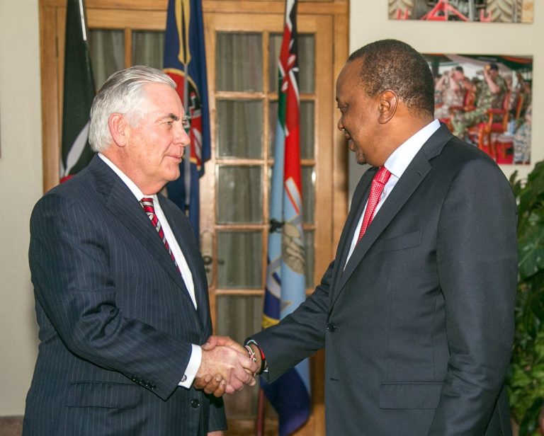 Tillerson feeling better, will resume work in Kenya after canceling Saturday events