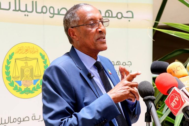 Somaliland president Muse Bihi Abdi