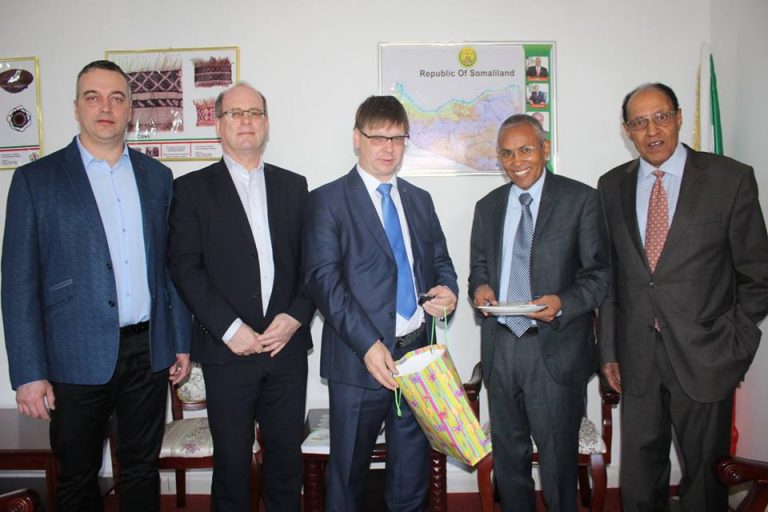 Somaliland:Foreign Minister Receives Estonian parliament and investors delegation 