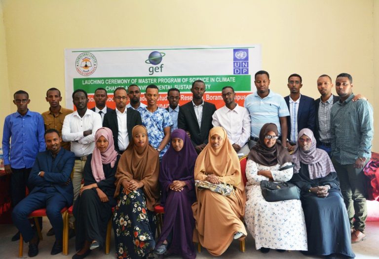 Somaliland: Amoud University  in partnership with the UNDP Launched 30 students receive scholarships to Programme in Climate Change and Environmental Sustainability