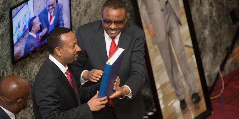 Breaking :Ethiopia swears in Abiye Ahmed as new Prime Minister amid ethnic, youth tensions