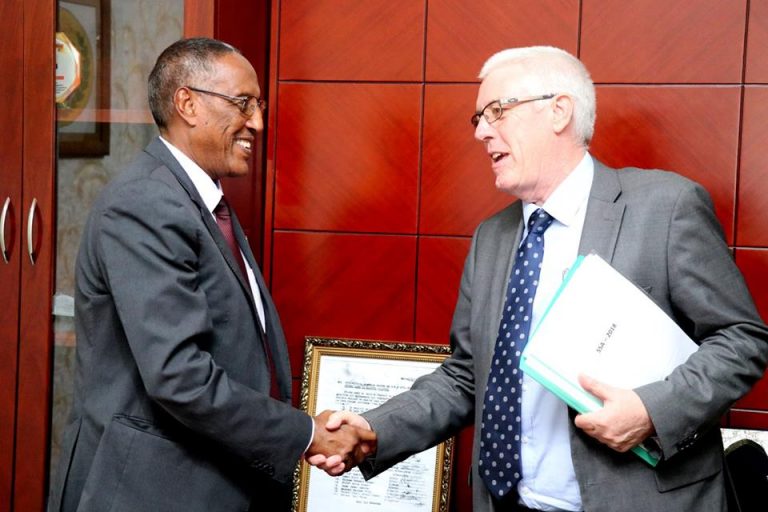 Somaliland President Receives Head of DFID Somalia Phil Evans