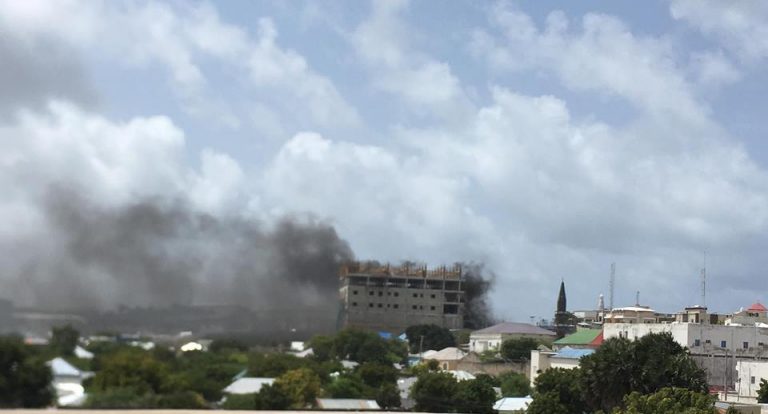 Explosion and heavy gunfire heard in Somalia’s capital Mogadishu