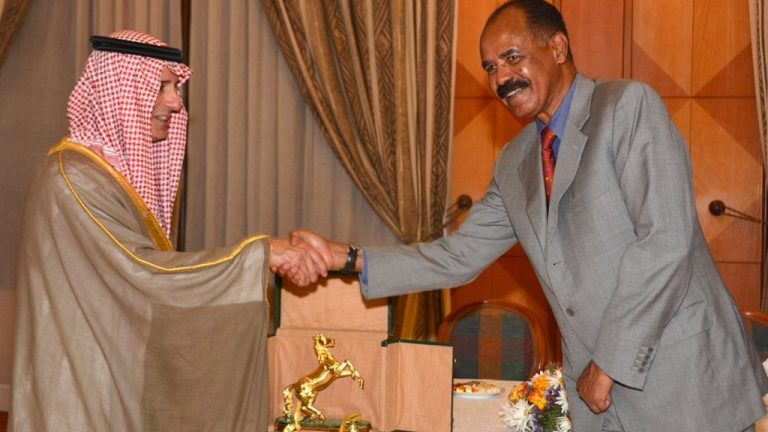 Eritrean President Isaias met and held talks with Saudi Foreign Minister