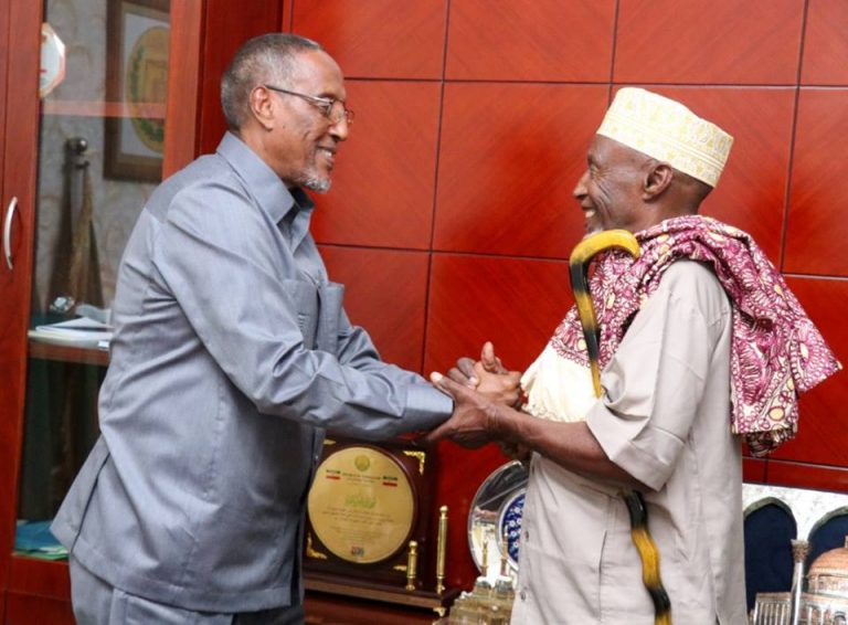 Somaliland President Receives Peace Honorary of the year Jama Mohamoud ‘Jama Yare’