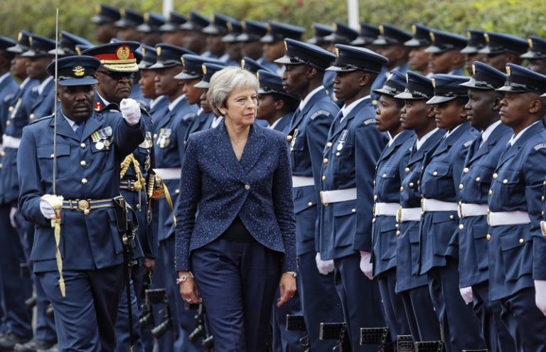 British Prime Minister Theresa May on Thursday became the first UK leader to visit Kenya in 30 years, Photo by AP