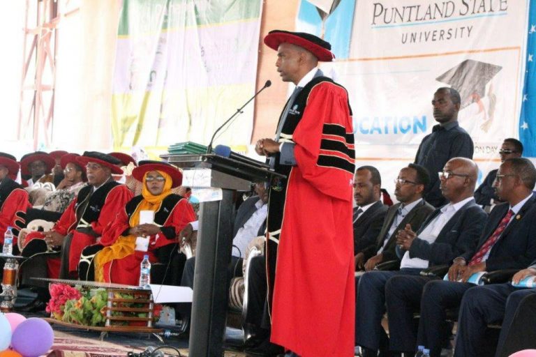 Law students following UNDP scholarship programme graduate from Puntland State University