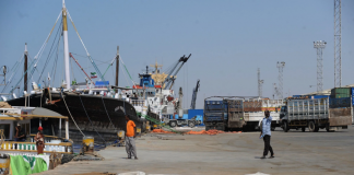 The port of Berbera is set to be transformed by millions of pounds of investment CREDIT: SIMON MAINA/AFP