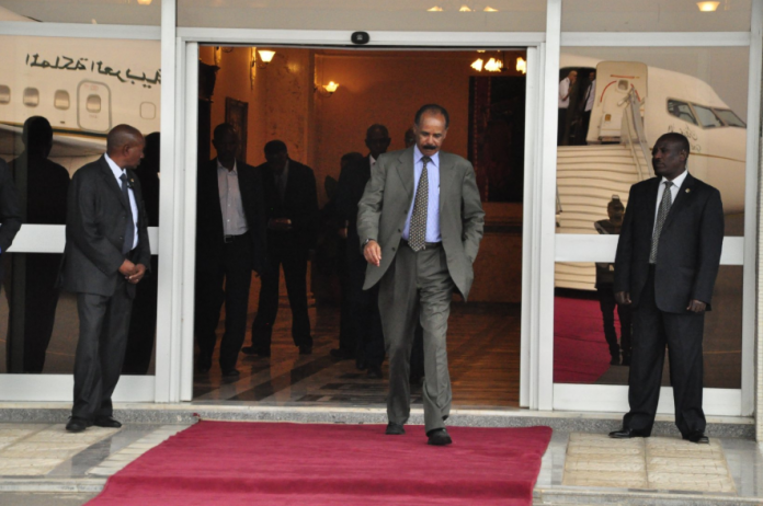 President Isaias Afwerki left for Saudi Arabia in the afternoon hours of today, 15 September.