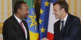 French President Emmanuel Macron has expressed support for Ethiopian Prime Minister Abiy Ahmed’s ambitious reforms and diplomatic peace efforts.