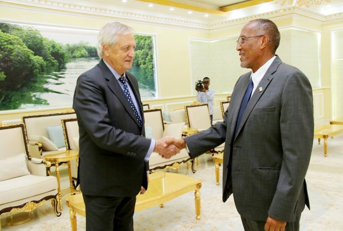 Somaliland President Muse Bihi Abdi Receives United Nations Secretary-General’s Special Representative for Somalia Nicholas Haysom at Presidential Palace