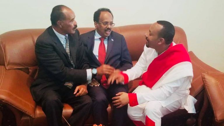 Ethiopian Prime Minister Abiy Ahmed after receiving the Presidents of Eritrea and Somalia have together began their visit of Gondar city.