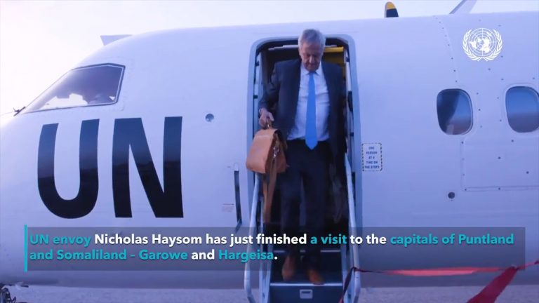 Need for Peaceful Resolution in Tukaraq Among topics UN Envoy Discussed in Visit to Puntland and Somaliland