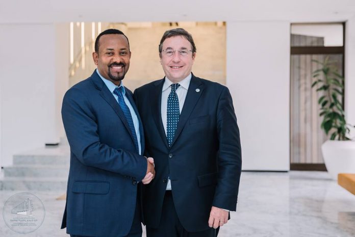 Prime Minister Dr. Abiy Ahmed met with Mr. Achim Steiner, United Nations Development Programme Administrator and his delegation today (December 18), in which, the latter commended the ongoing reforms in Ethiopia.