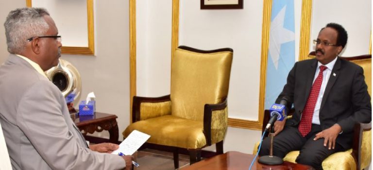 Eritrea Television interview with Somalia President Mohamed Abdullahi Mohamed “