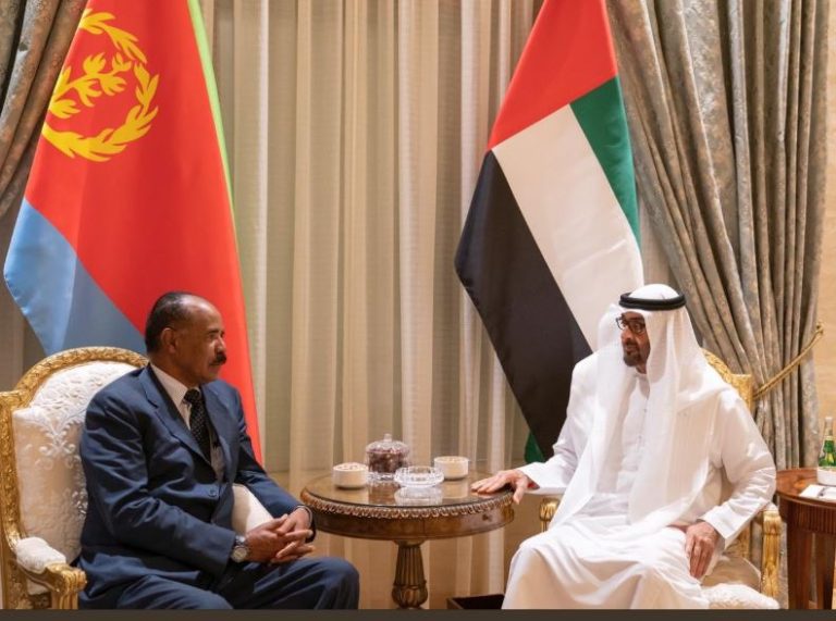 Crown Prince of Abu Dhabi Receives President of Eritrea