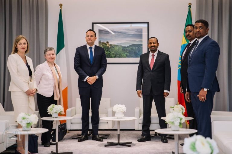 Prime Minister Dr. Abiy Ahmed received the Prime Minister of the Republic of Ireland, Leo Varadkar, at the Office of the Prime Minister on Wednesday (January 09).