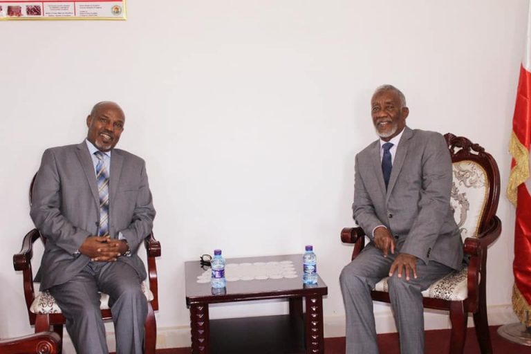 Minister of Foreign Affairs and International Cooperation Hon Yasin Hagi mohamud has recieved in his office Amb Shemsudin Ahmed, the newly appointed Consul General of the Consulate General of the Federal Democratic Republic of Ethiopia