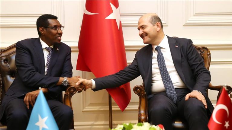 Turkey’s Interior Minister Suleyman Soylu met with his Somali counterpart on Wednesday in Ankara.