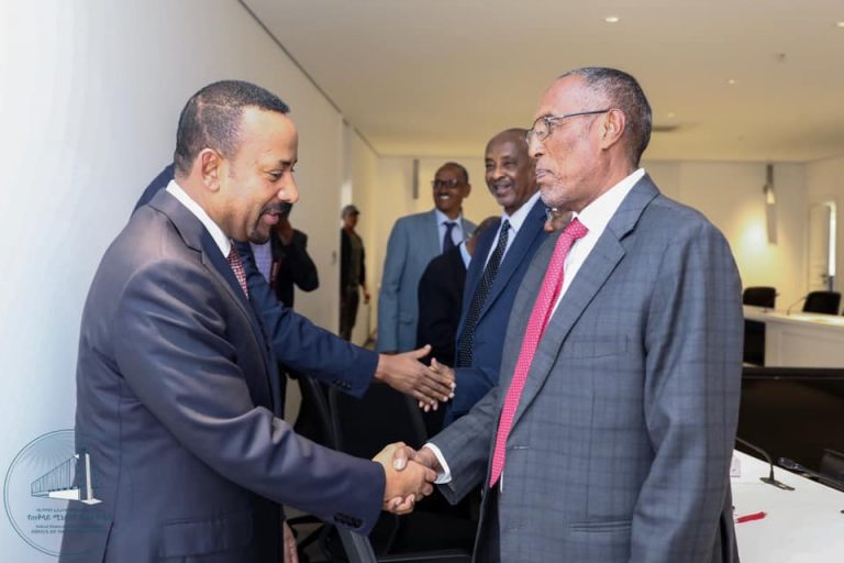 Ethiopia PM Abiy Ahmed Receives Somaliland President