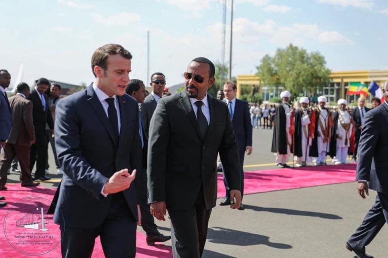 President Emmanuel Macron Arrives in Lalibela for a Two-Day State Visit to Ethiopia