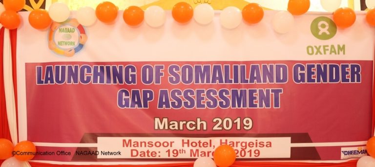 Press Release : Striking gender gap in Somaliland with women having less than half the opportunities of men – NAGAAD