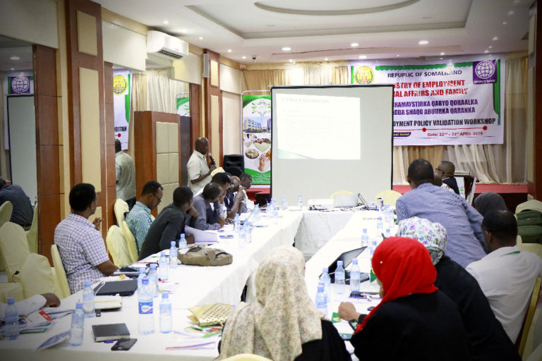 Somaliland CSC and MESAF Opens Workshop for the National Employment Policy