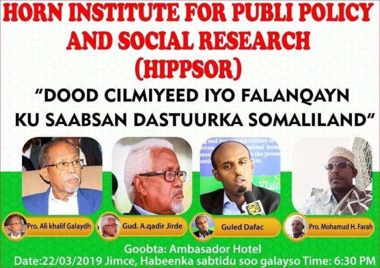 What Kind of Constitution Does Somaliland Need For Peace and Development