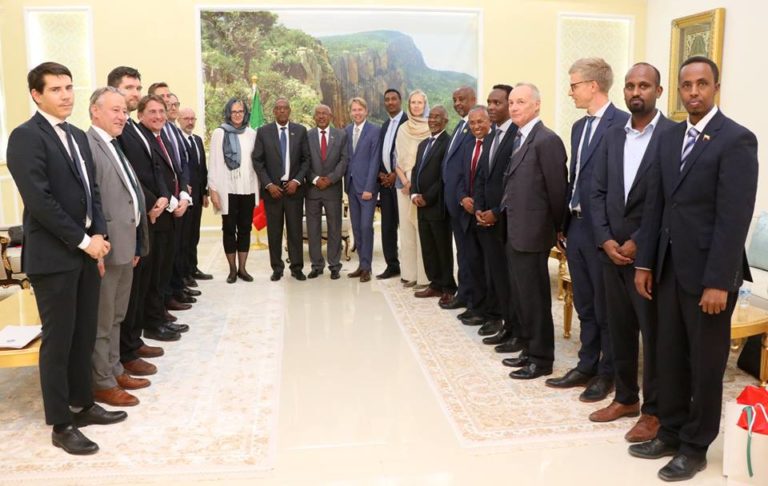 Somaliland President Muse Bihi Abdi Receives High level Delegation of International Partners