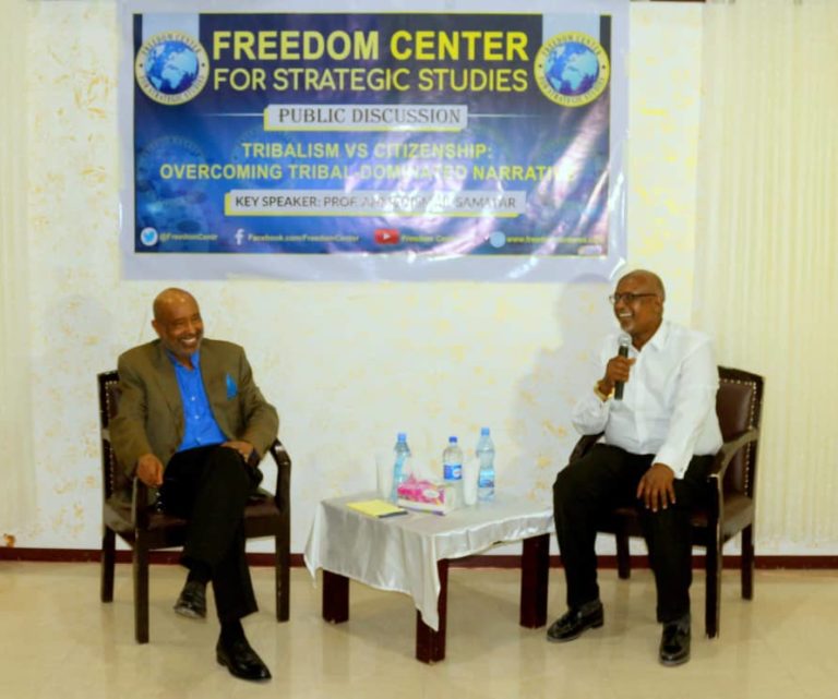 Somaliland:Freedom Centre for strategic organized a public discussion in Hargeisa about the "Tribalism vs Citizenship