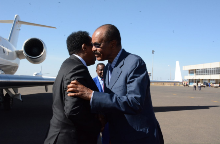 Somalia President Arrives in Asmara for a working visit