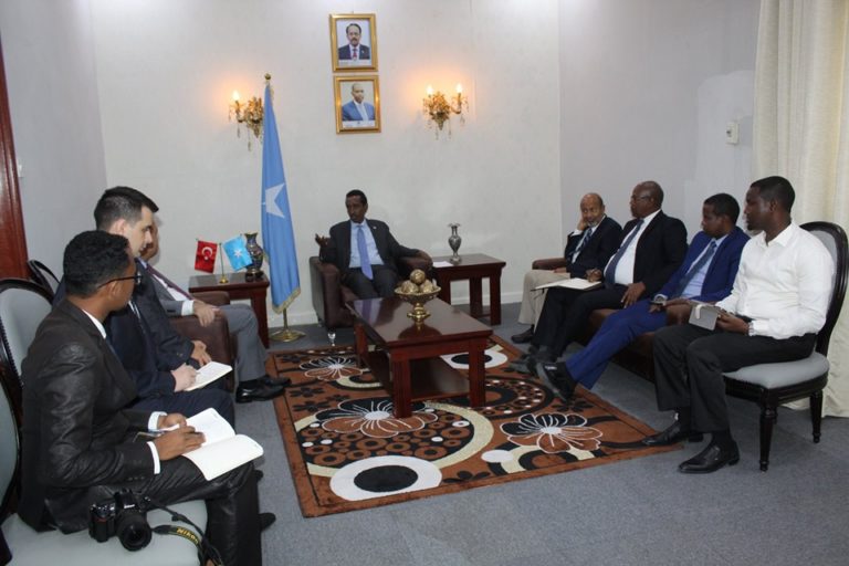 Somalia FM,Turkish Ambassador emphasize the strength of relations between the two countries