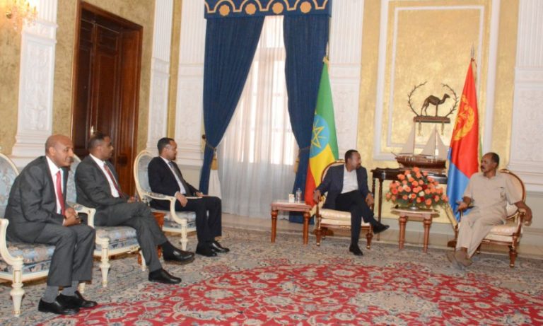 Ethiopian, Eritrean leaders agree to boost for regional peace,devt cooperation