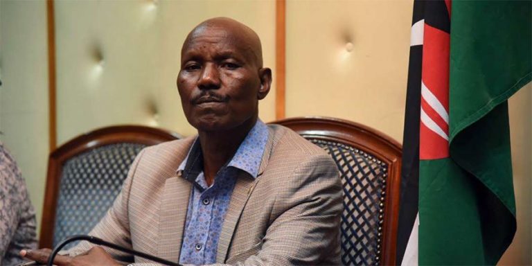 Kenyan Ambassador to Somalia Lucas Tumbo. PHOTO | EVANS HABIL | NMG