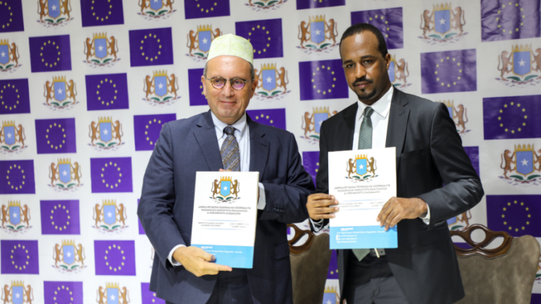Somalia, EU Signs €23m developments Project of Mogadishu and Berbera