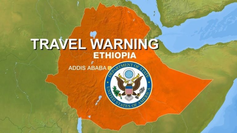 U.S State Department revised its Ethiopia travel advisory