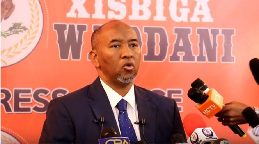 leader of Waddani party  Hersi Ali Haji Hassan announced that his party withdrew from the agreement reached by the political parties