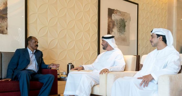 Eritrean President holds talks with Abu Dhabi Crown Prince