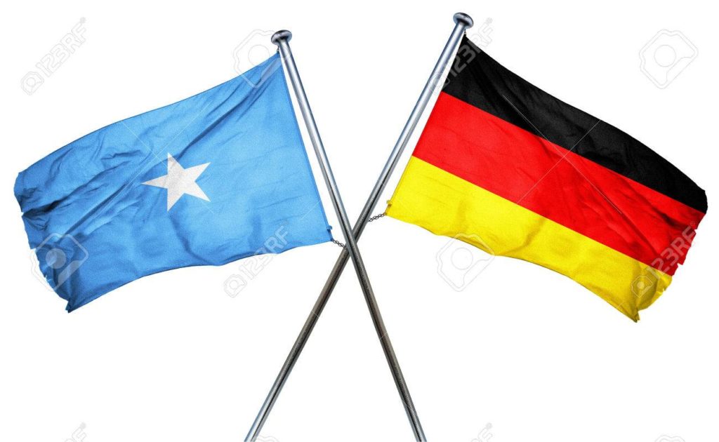 Somalia and Germany Flag