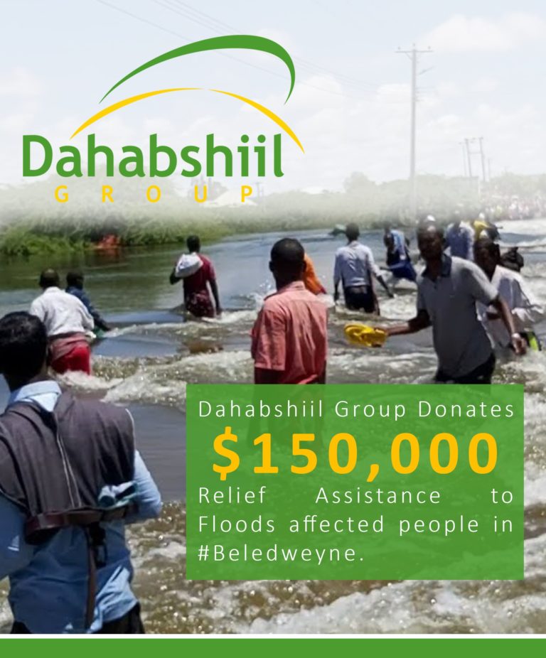 Dahabshiil donates $150k to flood victims in Beledweyne