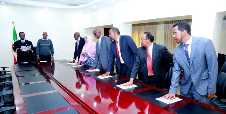 Somaliland new Electoral Commission sworn in