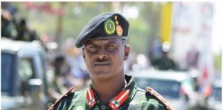 Brigadier-General Mohamed Adan Sanqadhi Mohamoud  ‘Dabagale’, the new chief of Somaliland police forces