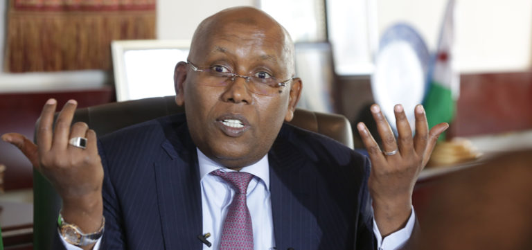 Djibouti Minister Of Economy and Finance in Charge of Industry Ilyas M. Dawaleh
